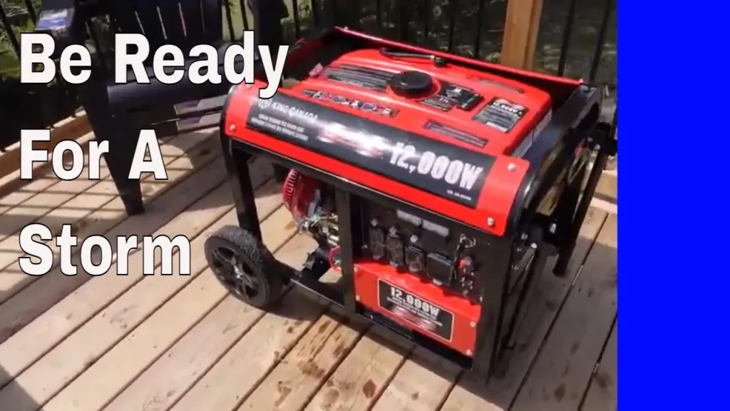 How To Use an Emergency Generator Severe Weather