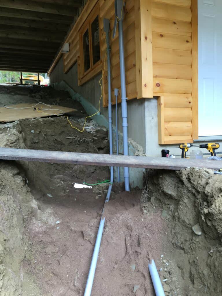 install underground conduit