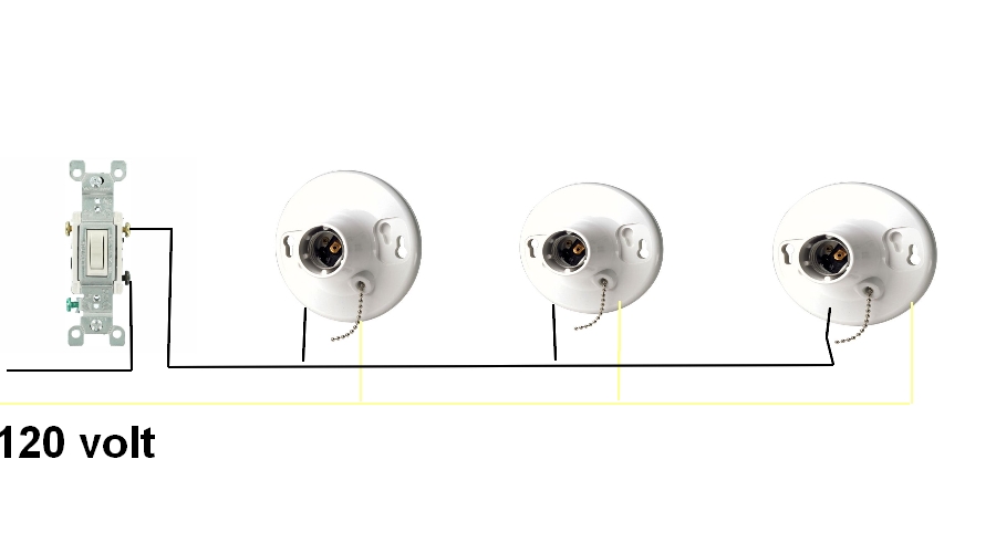 how to wire multiple lights to one switch